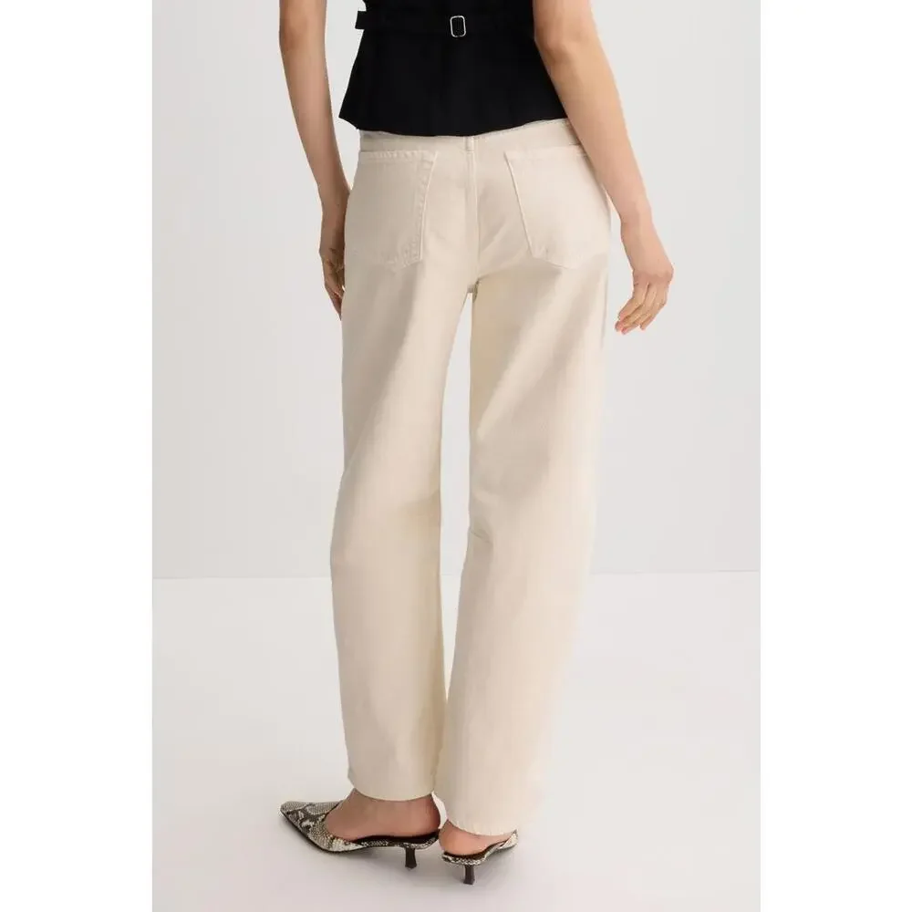 Citizens of Humanity Off-White Miro Barrel Jeans Size 31 - Picture 2 of 6